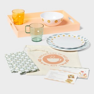 Kids' 8pc Breakfast in Bed Dinnerware Set - Pillowfort™ - 1 of 4