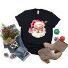 Simply Sage Market Watercolor Santa Face Short Sleeve Tee - 3 of 4