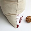 Slickblue Decorative Linen Throw Pillow - Stylish Patchwork Floor Cushion, 19.7"x19.7", 8 Design Options - 4 of 4