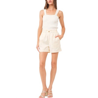 Women's Paperbag Waist Shorts - Another Love