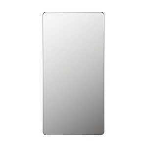 VEVOR Wall Mounted Makeup Mirror, 0.15" Thick, 36" x 72" Mirror with Aluminium Alloy Frame & Explosion-Proof Film, Scratch-Resistant Mirror,Black - 1 of 4