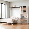 Mshliw Multi-Functional Murphy Bed with Sofa, Desk and Storage Cabinet, Space-Saving Foldable Wall Bed - 2 of 4