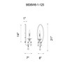 CWI Lighting,Electra 1 Light Wall Sconce With Oxidized Bronze Finish - 2 of 2
