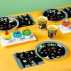 Juvale 144-Piece Retro Video Game Party Supplies - Includes Plates, Napkins, Cups, and Cutlery, Serves 24 - 3 of 4