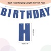 Unique Bargains Party Decoration Sign Birthday Banner with Pennant Flags 16 Feet Rope - 2 of 4