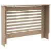 vidaXL Radiator Cover Heater Cover Cabinet Shelf Household Appliance Heating Accessories Home Improvement Funiture Heat Sink Wooden Cap MDF - 4 of 4