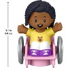 Fisher-Price Little People Girl in Wheelchair Figure: Developmental Toy for Toddlers & Kids - 2 of 4