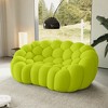 WJSHome 79.53'' Modern Bubble Sofa, Comfy Upholstered Loveseat Sofa, Lazy Floor Curved Couch for Living Room, Apartment, Small Space - 2 of 4
