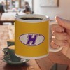 Hunter College Secondary Logo Ceramic Coffee Mug Novelty Gift Mugs for Coffee Tea and Hot Drinks 11oz White - 4 of 4