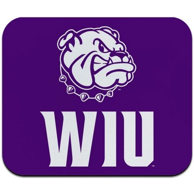 Western Illinois University Leathernecks Logo Low Profile Thin Mouse Pad