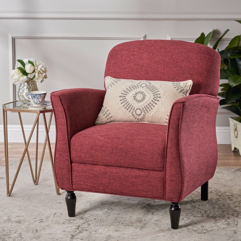 Swainson Traditional Tweed Armchair - Christopher Knight Home, 3 of 6