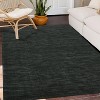 Modern Solid Area Rug, Washable Stain-Resistant Low Pile Non-Slip Soft Floor Carpet for Living Room Playroom Bedroom - 4 of 4