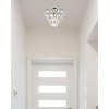 Elegant Lighting Ella 12 inch flush mount in chrome - 2 of 4