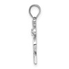 Black Bow Jewelry 14k White Gold Palm Tree Pendant, 14 x 22mm - 2 of 4
