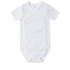 Stellou & Friends Unisex Crossbody Side Snap Bodysuit - Cotton Bodysuit - 3-pk - Blue Solid & Stripes / 18-24 Months - 4 of 4