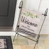 Evergreen Wood Grain Welcome Garden Burlap Flag 12.5 x 18 Inches Indoor Outdoor Decor - 2 of 4