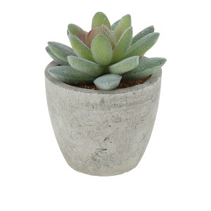 Unique Bargains Artificial Plants Pulp Planter Plastic Flesh 2.44"x2.44"x3.35" 1Pc - 1 of 4