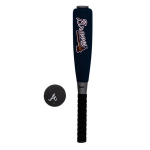 MLB Atlanta Braves Franklin Sports 21" Jumbo Foam Bat & Ball Set - 1 of 4