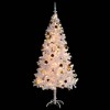 vidaXL Christmas Tree White PVC, Steel Medium Christmas Tree - 6 x 3 ft - 4 of 4