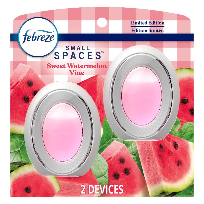 Febreze Small Spaces Air Freshener Sweet Watermelon Vine - 2ct, 1 of 13