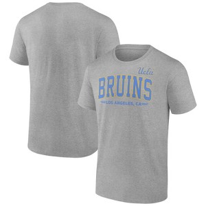 NCAA UCLA Bruins Men's Gray Bi-Blend T-Shirt - 1 of 3