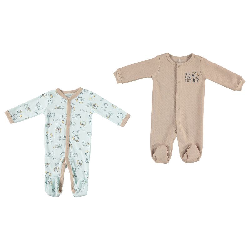 Baby Gear Baby Gear Gender Neutral Baby Clothes Tight Fit Pajama Set for Sleep and Play, 1 of 2