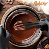 NutriChef 10 Pcs. Silicone Heat Resistant Kitchen Cooking Utensils Set - Non-Stick Baking Tools with PP Holder (Gray & Black) - 3 of 4