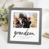Pavilion Gift Company - Grandson - 7.75" x 8.25" Frame (Holds a 6" x 4" Photo) - Single Image Frames - 2 of 4