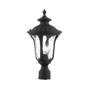Livex Lighting Oxford 1 - Light Post Light in  Textured Black - 1 of 2
