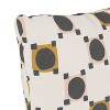 18"x18" Skyline Furniture Square Outdoor Throw Pillow: Claude Block, Decorative, Zipper Closure - 3 of 4