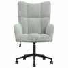 CLIHOME Plush Padding Office Chair with Chrome Base,Adjustable Height Swivel Ergonomic Computer Chair for Living Room, Study Room - 2 of 4