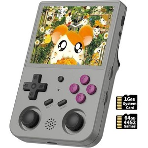Anbernic RG353V Retro Handheld Game with Dual OS Android 11 and Linux 64G TF Card 5G WiFi 4.2 Bluetooth Online Fighting,Streaming and HDMI - 1 of 2