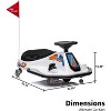 24V Electric Drifting Go Kart for Kids, Ride-On Drift Car with 360° Spin, Dual Speed Modes, Music & LED Lights, Safe Drift Kart Toy for Ages 3-8 - 2 of 4