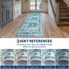 Washable Area Rug 4'x6' Vintage Traditional Floor Cover Foldable Thin Rugs Low Pile Soft Floral Medallion Vintage Design for Bedroom Living Room - 2 of 4