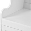 CAVINAS Hall Tree with 7 Hooks Modern Coat Rack with Storage Bench, Shelves and Door for Entryway - 3 of 4