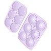 Unique Bargains Ice Tray New 6-Cavity Diamond Ice Mould Irregular Hand Wash Only Silicone 6.57"x4.57"x1.97" 1 Pc - 3 of 3