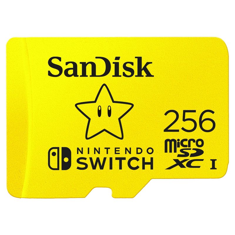 SanDisk 256GB microSDXC Memory Card, Licensed for Nintendo Switch, 1 of 9