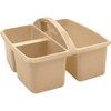 Teacher Created Resources® Plastic Storage Caddy, Light Brown, Pack of 6 - 2 of 4