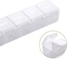 Sukuos XL Pill Box, Case w/Clear Lid, Arthritis-Friendly, BPA-Free, Easy-Clean - 3 of 4