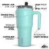 Hydrapeak Roadster 40oz Stainless Steel Tumbler Double Wall Vacuum Insulated Water Bottle With Handle & 2 in 1 Straw Lid - 2 of 4