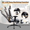 Dsvimoy Task and Office Chair Ergonomic Mesh Chair with Lumbar Support and Footrest for Office
, Gray, 24.41"*13.78"*22.83" - 2 of 4