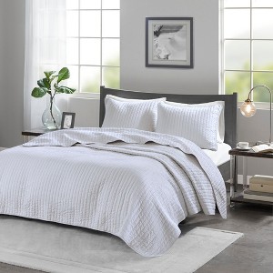 Madison Park Mitchell Reversible Coverlet Set - 1 of 4