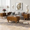 Bella Depot 3-Piece Solid Wood Living Room Coffee Table Set, 1 Coffee Table and 2 End Table - 3 of 4