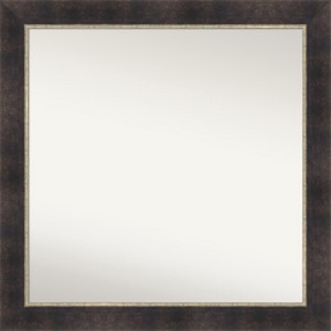 Amanti Art Odin Antique Bronze Non-Beveled Wood Framed Bathroom Vanity Wall Mirror - 1 of 4