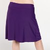 Calypsa Women's Chlorine Resistant High Waisted Knee Length Swim Skirt With Attached Bike Shorts - 2 of 4