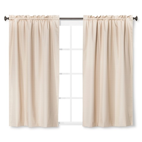 63 X 42 Braxton Thermaback Blackout Window Curtain Panel Beige