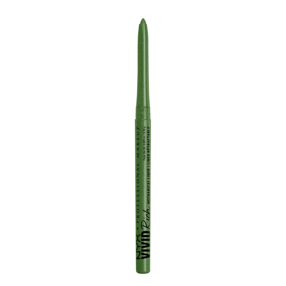 Photos - Eye / Eyebrow Pencil NYX Professional Makeup Vivid Rich Mechanical Eye Pencil - 09 It's Giving Jade - 0.05oz 