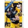 Trends International NFL Pittsburgh Steelers - T.J. Watt 24 Unframed Wall Poster Prints - 3 of 4