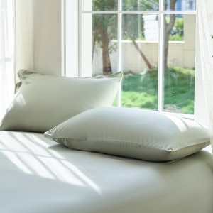 DOZ Bamboo Viscose Pillowcase Set, Organically Grown Bamboo, Buttery Soft, Cooling, High GSM - 1 of 4