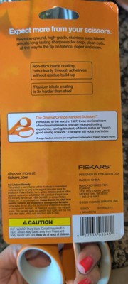 Fiskars 154180-1001 8 Titanium & Non-stick Scissors 2 Pack 